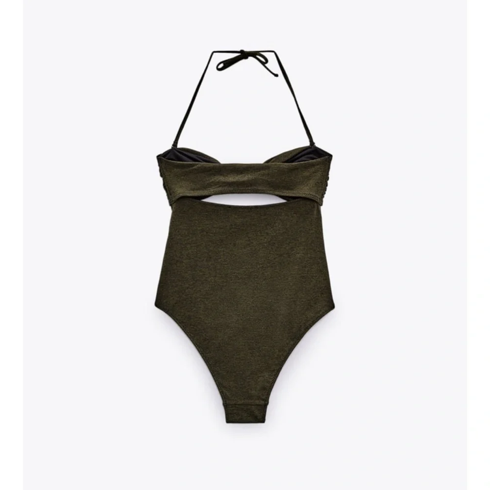Zara KNOTTED SWIMSUIT
KHAKI - Picture 3 of 3